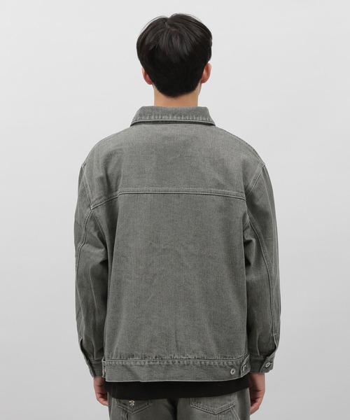 LAKOLE(ラコレ)の「デニムトラッカージャケット / 967926(デニムジャケット・メンズ・ネイビー/グレー/ブラック・MEDIUM/LARGE)」の12枚目の写真