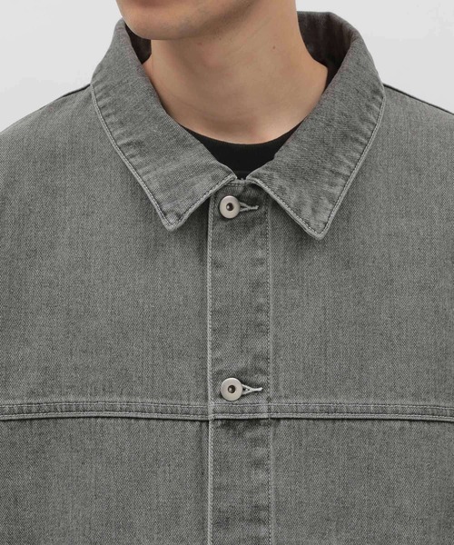 LAKOLE(ラコレ)の「デニムトラッカージャケット / 967926(デニムジャケット・メンズ・ネイビー/グレー/ブラック・MEDIUM/LARGE)」の13枚目の写真