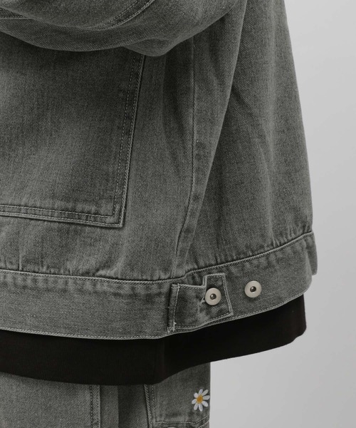 LAKOLE(ラコレ)の「デニムトラッカージャケット / 967926(デニムジャケット・メンズ・ネイビー/グレー/ブラック・MEDIUM/LARGE)」の15枚目の写真