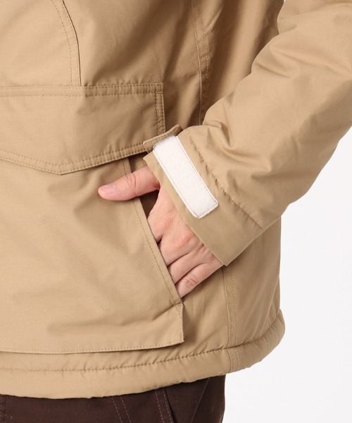 CHUMS(チャムス)の「CHUMS/チャムス ジャケット キャンピングボアパーカー 無地 ジップアップ CH04-1384(マウンテンパーカー・メンズ・カーキ/ブラック/ダークベージュ/カーキ系・M/L/XL)」の16枚目の写真