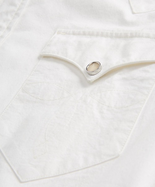 スリム フィット ポプリン ウエスタン シャツ（シャツ/ブラウス）｜RRL