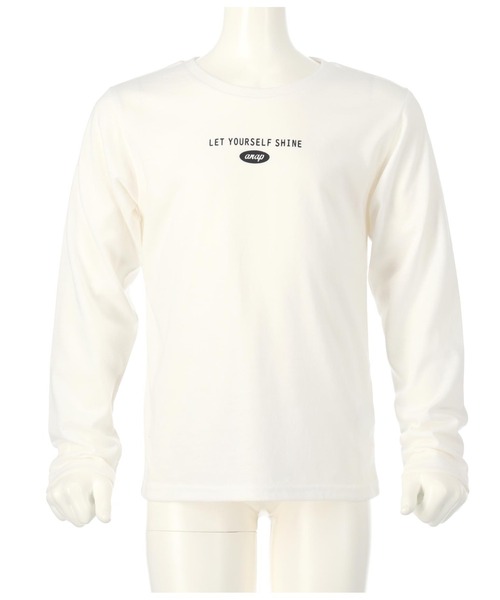 ANAP kids（アナップキッズ）の「ハートケーブルカーディガン+ロンTセット（カーディガン/ボレロ・キッズ・ベージュ/ラベンダー/ピンク・120cm/130cm/110cm）」の21枚目の写真