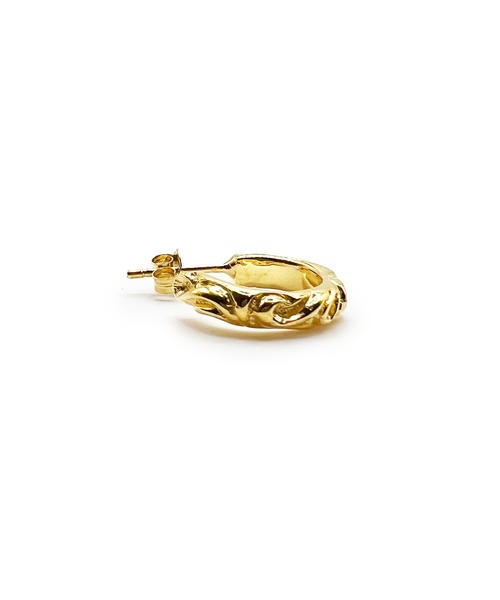THEATER(シアター)の「THEATER シアター アラベスクデザインフープハーフピアス”GOLD”(ピアス(両耳用)・レディース・ゴールド・FREE)」の3枚目の写真