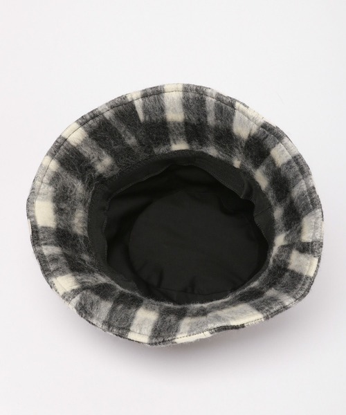 LAKOLE(ラコレ)の「シャギーチェックパネルハット / 974090(ハット・レディース・ブラウン/ブラック・FREE)」の8枚目の写真