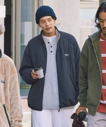 リバーシブル 撥水ナイロン×シャギーフリース スタンドブルゾン【THE CRAFT CREW PRODUCTS】