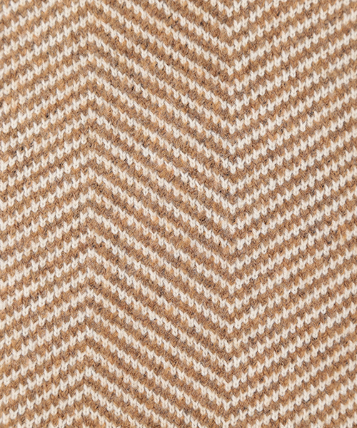 Ray BEAMS（レイビームス）の「RBS / ジャカード ドロップショルダー ニット（ニット/セーター・レディース・ブラック/ベージュ・ONE SIZE）」の8枚目の写真