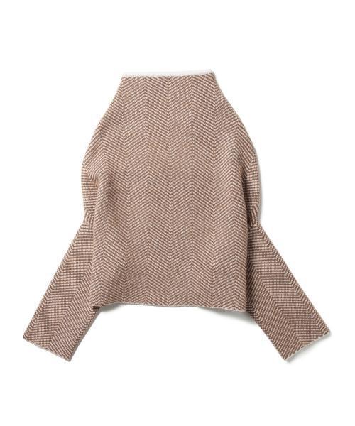 Ray BEAMS（レイビームス）の「RBS / ジャカード ドロップショルダー ニット（ニット/セーター・レディース・ブラック/ベージュ・ONE SIZE）」の20枚目の写真