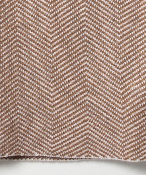 Ray BEAMS（レイビームス）の「RBS / ジャカード ドロップショルダー ニット（ニット/セーター・レディース・ブラック/ベージュ・ONE SIZE）」の18枚目の写真