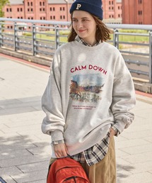 MONO-MART LADY'S | フォレストグラフィックスーベニアプリントスウェットプルオーバー(スウェット)