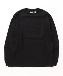 Good Wear/グッドウェア 袖リブ ポケット付き L/S BIG TEE