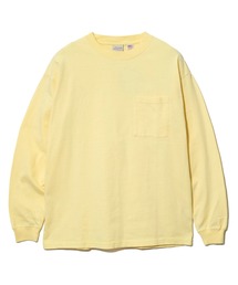 Good Wear/グッドウェア 袖リブ ポケット付き L/S BIG TEE