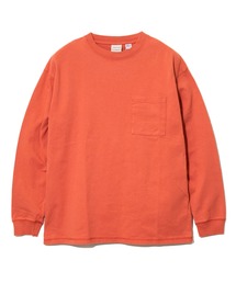 Good Wear/グッドウェア 袖リブ ポケット付き L/S BIG TEE