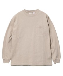 Good Wear/グッドウェア 袖リブ ポケット付き L/S BIG TEE