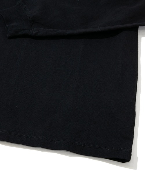 go slow caravan(ゴースローキャラバン)の「Good Wear/グッドウェア 袖リブ ポケット付き L/S BIG TEE(Tシャツ/カットソー・メンズ・ブラック/カーキ/ダークブラウン/ホワイト/サンドベージュ/ネイビー/オレンジ/イエロー・X-LARGE/MEDIUM/LARGE)」の12枚目の写真