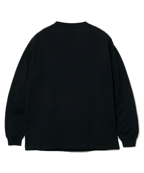 go slow caravan(ゴースローキャラバン)の「Good Wear/グッドウェア 袖リブ ポケット付き L/S BIG TEE(Tシャツ/カットソー・メンズ・ブラック/カーキ/ダークブラウン/ホワイト/サンドベージュ/ネイビー/オレンジ/イエロー・X-LARGE/MEDIUM/LARGE)」の14枚目の写真