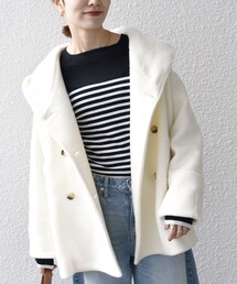 SHIPS any | SHIPS any: ナッピング フード ショート コート(その他アウター)