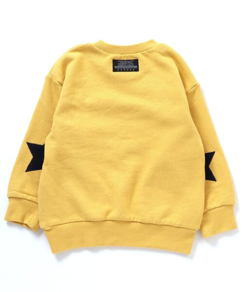 BREEZE(ブリーズ)の「【ユニセックス】スターパッチトレーナー(スウェット・キッズ・グリーン/ピンク/レインボー/ブラック/アイボリー/ベージュ/イエロー/ブルー・80/90/100/110/120/130/140/150)」の21枚目の写真