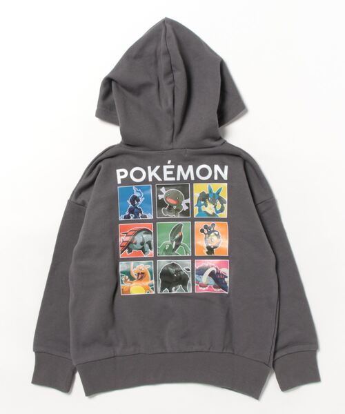 Right-on（ライトオン）の「ポケモンパーカー（パーカー・キッズ・グレー/グリーン/ブラック/ブルー・140/130/120/110）」の5枚目の写真