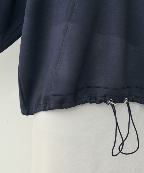 natural couture（ナチュラルクチュール）の「ハーフZIPパーカー（パーカー・レディース・ピンクベージュ/オフホワイト/チャコールグレー・FREE）」の22枚目の写真