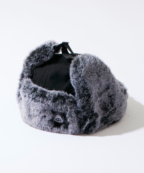 POLeR(ポーラー)の「【POLER】 ミリタリーファーバイザーキャップ(ハット・メンズ・ブラック/ブラウン/オリーブ・ONE SIZE)」の2枚目の写真