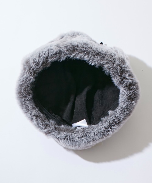 POLeR(ポーラー)の「【POLER】 ミリタリーファーバイザーキャップ(ハット・メンズ・ブラック/ブラウン/オリーブ・ONE SIZE)」の13枚目の写真