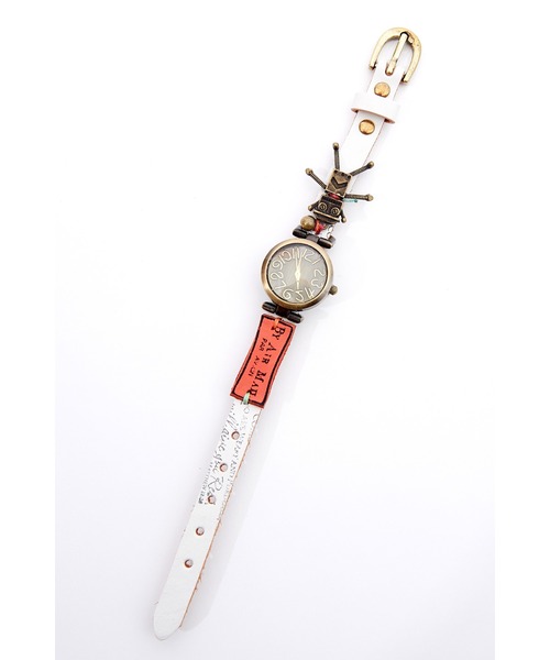 セール】an meets zakka ロボットモチーフレザーバンド腕時計 / メンズ