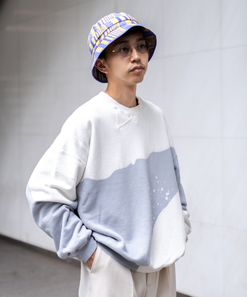 EDIFICE（エディフィス）の「【NOMA t.d. for BOUCLE】別注 スウェット ブリーチ（スウェット・メンズ・ライトグレー・2/3）」の4枚目の写真