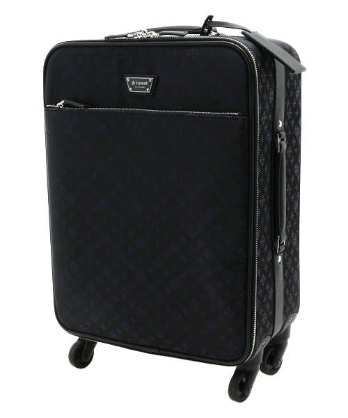 russet for traveller(ラシット フォー トラベラー)の「モノグラムトロリーバッグ【Trolley】(スーツケース/キャリーバッグ・レディース・ブラウン/カモフラージュ/ネイビー・FREE)」の2枚目の写真