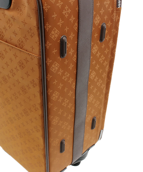 russet for traveller(ラシット フォー トラベラー)の「モノグラムトロリーバッグ【Trolley】(スーツケース/キャリーバッグ・レディース・ブラウン/カモフラージュ/ネイビー・FREE)」の19枚目の写真