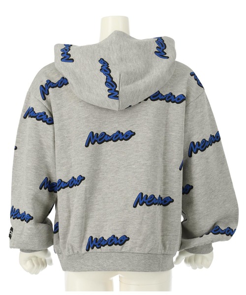 ANAP kids（アナップキッズ）の「英字柄裏毛スウェットパーカー【親子お揃い】（パーカー・キッズ・ブラック/グレー/グリーン・120cm/110cm/130cm）」の10枚目の写真