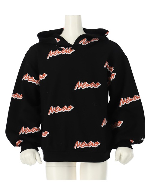 ANAP kids（アナップキッズ）の「英字柄裏毛スウェットパーカー【親子お揃い】（パーカー・キッズ・ブラック/グレー/グリーン・120cm/110cm/130cm）」の17枚目の写真