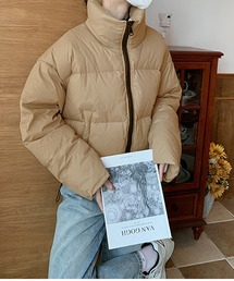 ショート丈中綿ブルゾン