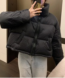 ショート丈中綿ブルゾン