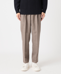 EDIFICE | E.フレンチ ツータック テーパード ストライプ(スラックス)