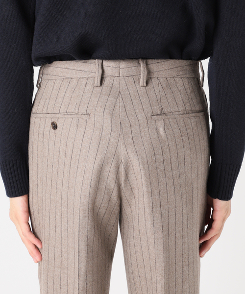 EDIFICE（エディフィス）の「E.フレンチ ツータック テーパード ストライプ（スラックス・メンズ・ベージュ・46/44/48）」の5枚目の写真