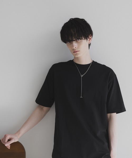 remer（リメール）の「Royal cotton crew neck Tee / ロイヤルコットンクルーネックT（Tシャツ/カットソー・メンズ・ブラック/ホワイト・LARGE/MEDIUM/SMALL）」の3枚目の写真