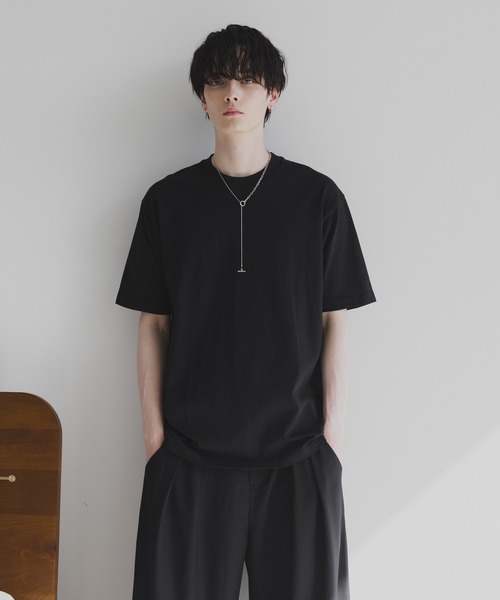 remer（リメール）の「Royal cotton crew neck Tee / ロイヤルコットンクルーネックT（Tシャツ/カットソー・メンズ・ブラック/ホワイト・LARGE/MEDIUM/SMALL）」の9枚目の写真