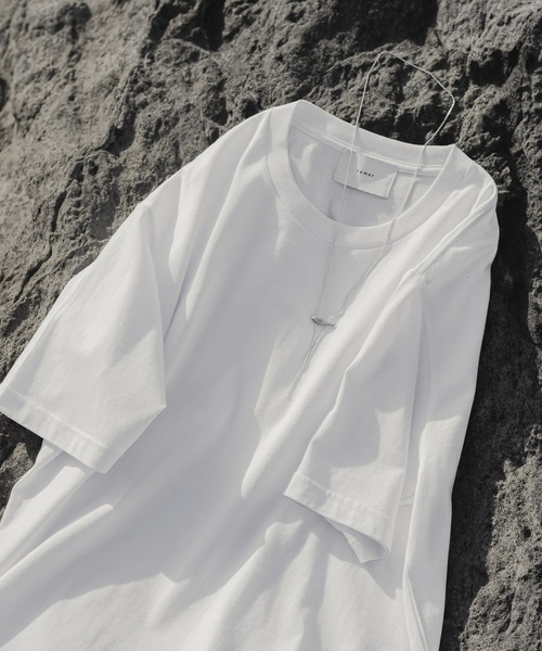 remer（リメール）の「Royal cotton crew neck Tee / ロイヤルコットンクルーネックT（Tシャツ/カットソー・メンズ・ブラック/ホワイト・LARGE/MEDIUM/SMALL）」の7枚目の写真