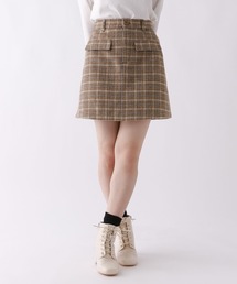 repipi armario（レピピ アルマリオ）の「チェックキモウスカパン（スカート・キッズ）」