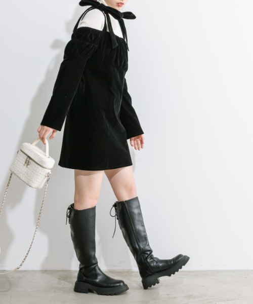 メイズリボンミニバケット 165-110503 OLIVE (オリーブ)○