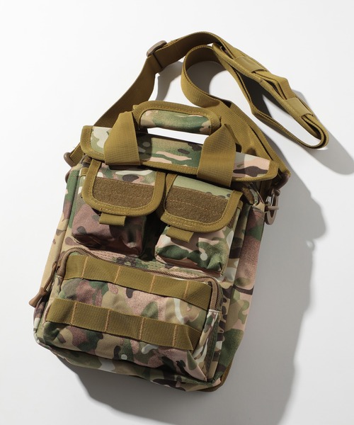 セール】【SETUP7】ミリタリーユーティリティショルダーバッグ KNF037