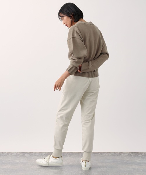 BARNYARDSTORM（バンヤードストーム）の「BARNYARDSTORM / どんなスタイルにも使える！／シンプルVネックカーディガン（ニット/セーター・レディース・モカ/ホワイト/ブルー・FREE）」の17枚目の写真