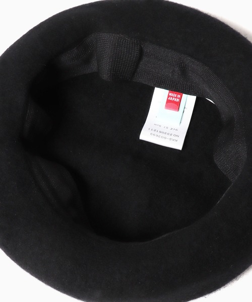 milsa（ミルサ）の「milsa/ミルサ BASQEW BERET ベレー帽（ハンチング/ベレー帽・レディース・キャメル/ライトベージュ/ワイン/グレー/ブラック・M/57.5cm）」の21枚目の写真