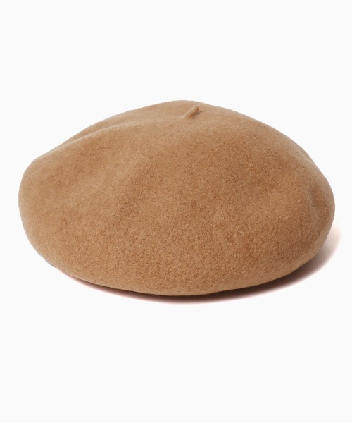 milsa（ミルサ）の「milsa/ミルサ BASQEW BERET ベレー帽（ハンチング/ベレー帽・レディース・キャメル/ライトベージュ/ワイン/グレー/ブラック・M/57.5cm）」の10枚目の写真