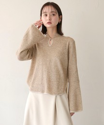 CLEIO | 【CLEIO】涙開きベルスリーブニット(ニット/セーター)