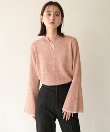 CLEIO | 【CLEIO】涙開きベルスリーブニット(ニット/セーター)