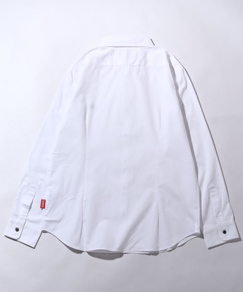 Healthknit(ヘルスニット)の「【Healthknit/ヘルスニット】ブロード ロングスリーブ ボタンダウン ワンポイントシャツ(シャツ/ブラウス・メンズ・ブルー/ワイン/ネイビー/ダークブルー/ホワイト/サーモンピンク・M/L/XL)」の8枚目の写真