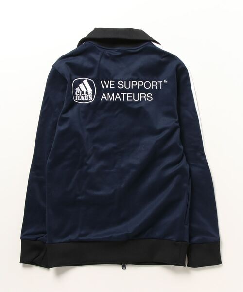 CLUB HAUS×adidasgolfネイビートラックジャケットMサイズ adidas - L 新品 adidas Golf×CLUBHAUS トラックジャケット 紺の通販