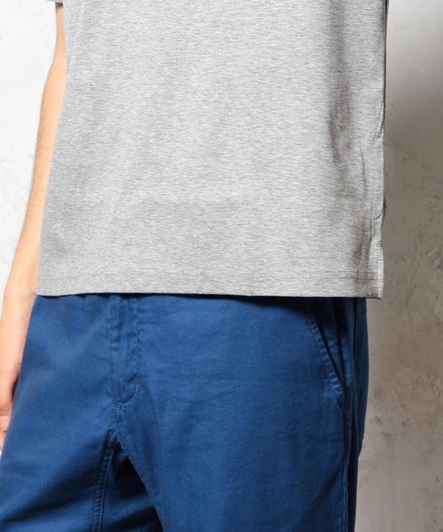 green label relaxing（グリーンレーベルリラクシング）の「HI/G PONTE ポケット BIG-Tシャツ S/S◆（Tシャツ/カットソー・メンズ・ホワイト/グレー/ネイビー/オフホワイト/ブラック/ロイヤルブルー/ダークグレー・MEDIUM/SMALL/LARGE）」の16枚目の写真