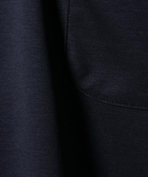 green label relaxing（グリーンレーベルリラクシング）の「HI/G PONTE ポケット BIG-Tシャツ S/S◆（Tシャツ/カットソー・メンズ・ホワイト/グレー/ネイビー/オフホワイト/ブラック/ロイヤルブルー/ダークグレー・MEDIUM/SMALL/LARGE）」の13枚目の写真